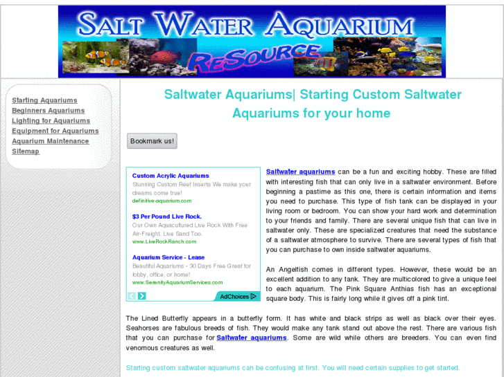 www.saltwateraquariumsresource.com