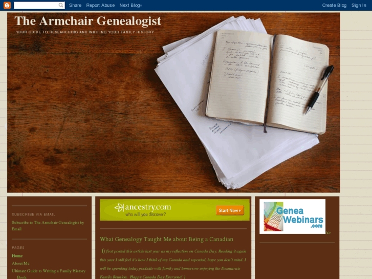 www.thearmchairgenealogist.com