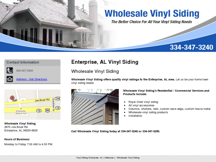 www.wholesalevinylsidingproducts.com