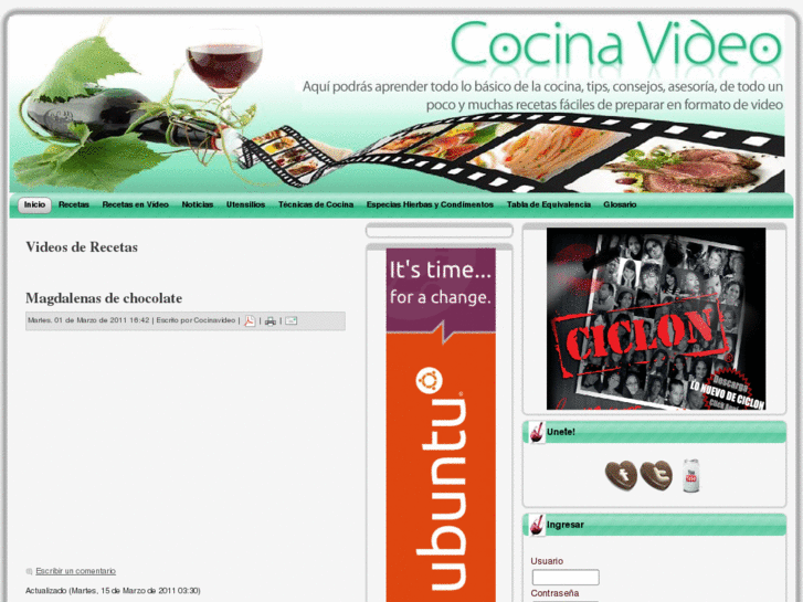 www.cocinavideo.com