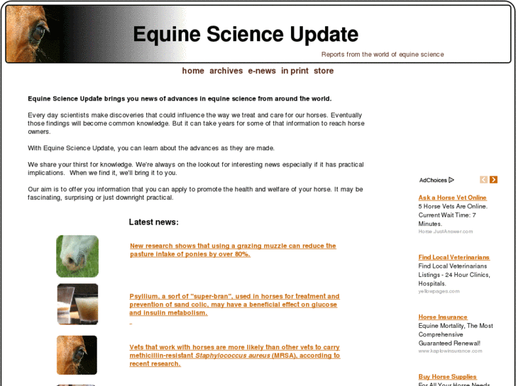 www.equinescience.info