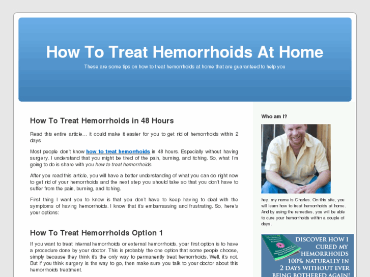 www.howtotreathemorrhoidsathome.com