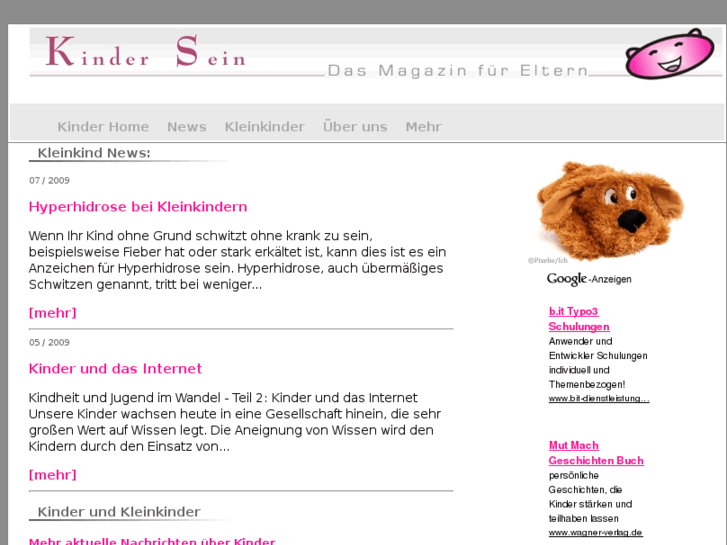 www.kinder-sein.de