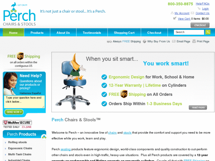 www.perchchairsandstools.com