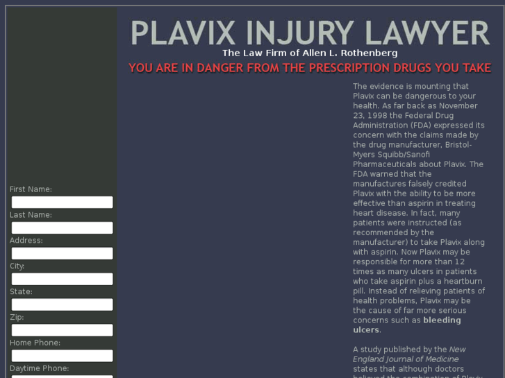 www.plavixinjurylawyer.com