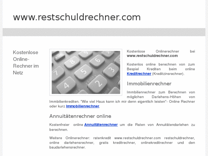 www.restschuldrechner.com