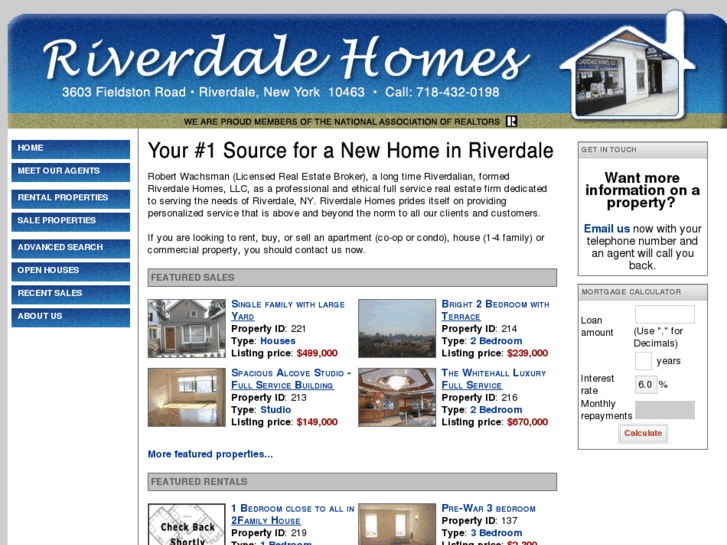 www.riverdalehomesonline.com