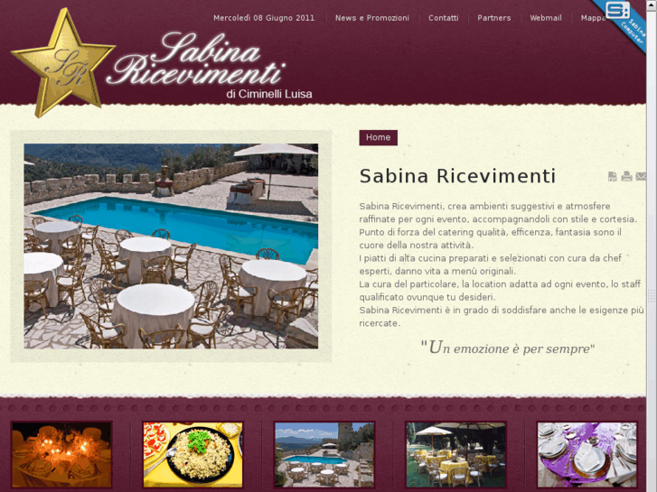 www.sabinaricevimenti.com