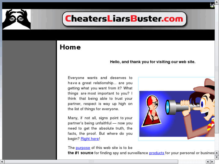 www.cheatersliarsbuster.com