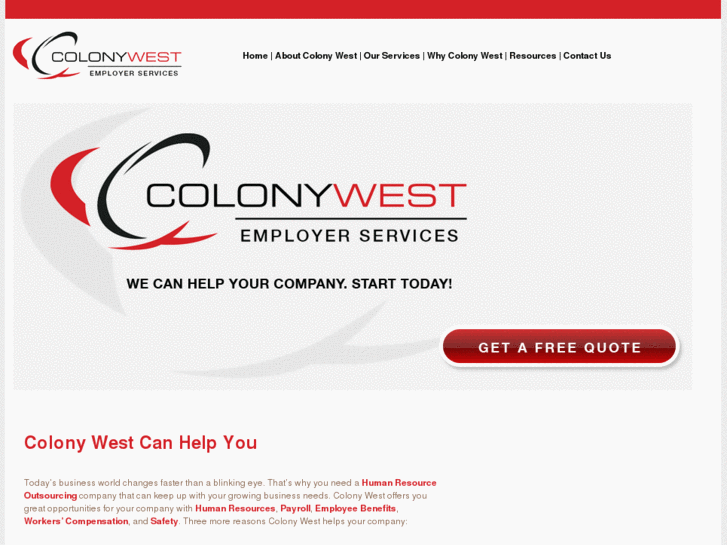 www.colonywestemployerservices.com