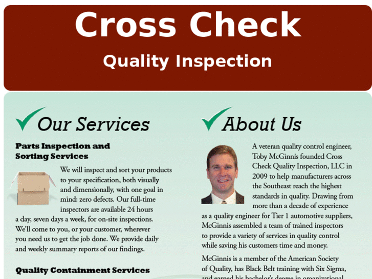 www.crosscheckqualityinspection.com