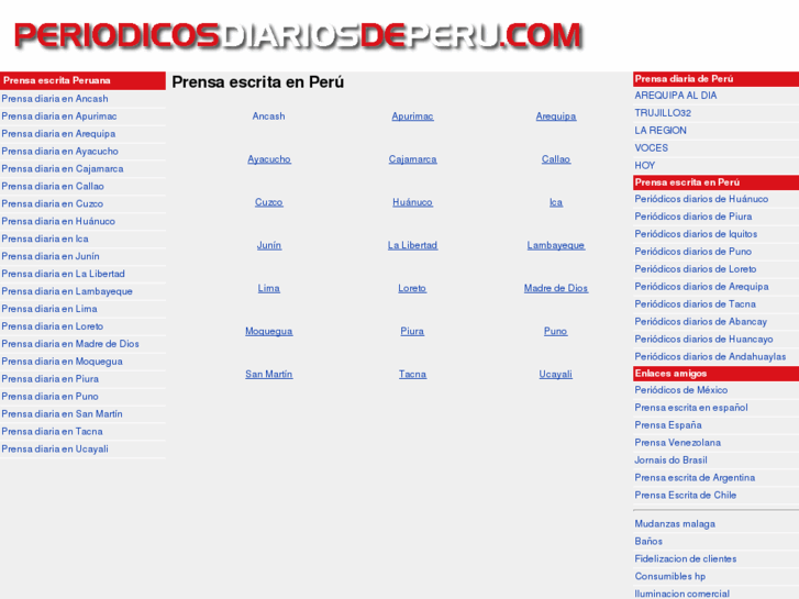 www.periodicosdiariosdeperu.com