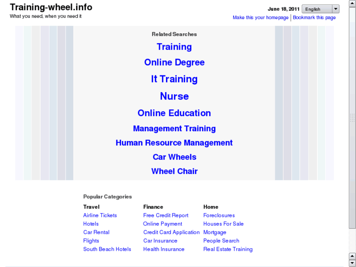 www.training-wheel.info