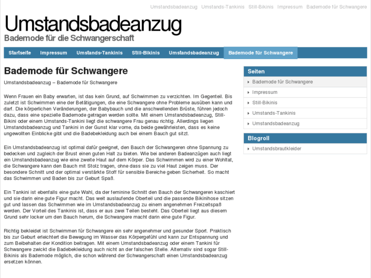 www.umstandsbadeanzug.org