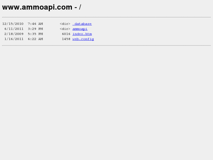 www.ammoapi.com