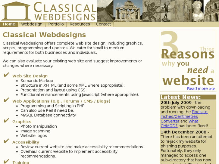 www.classical-webdesigns.co.uk