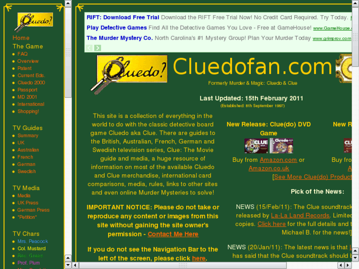 www.cluedofan.com