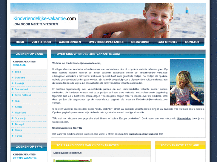 www.kindvriendelijke-vakantie.com