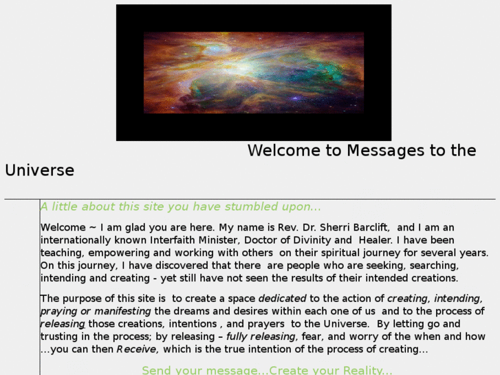 www.messagestotheuniverse.com