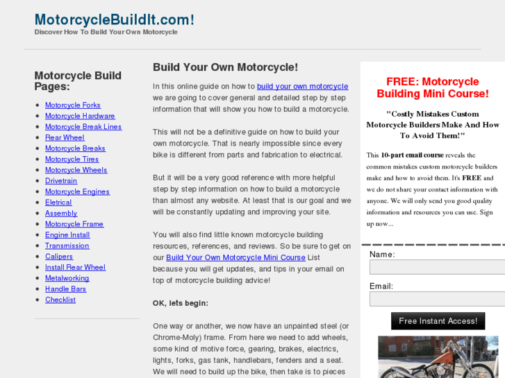 www.motorcyclebuildit.com