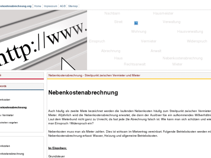 www.nebenkostenabrechnung.org