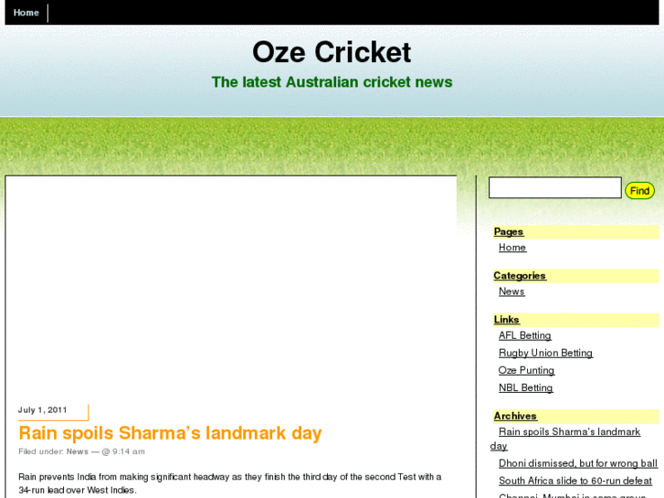 www.ozecricket.com