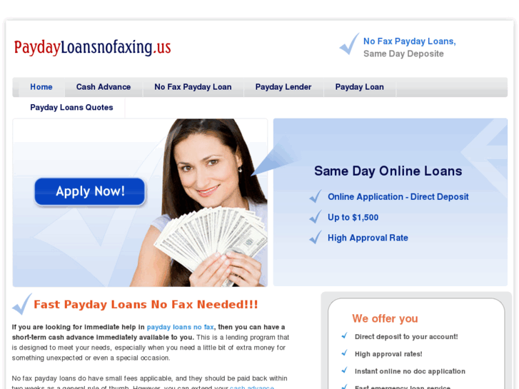 www.paydayloansnofaxing.us