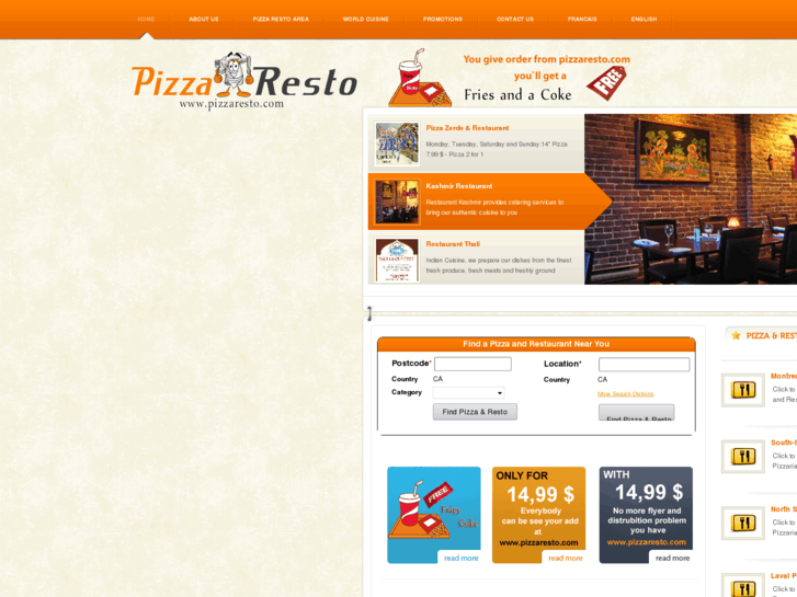 www.pizzaresto.com