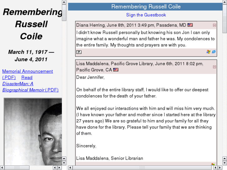 www.rememberingrussellcoile.com