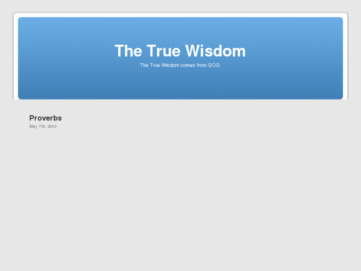 www.thetruewisdom.com