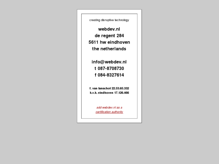 www.webdev.nl