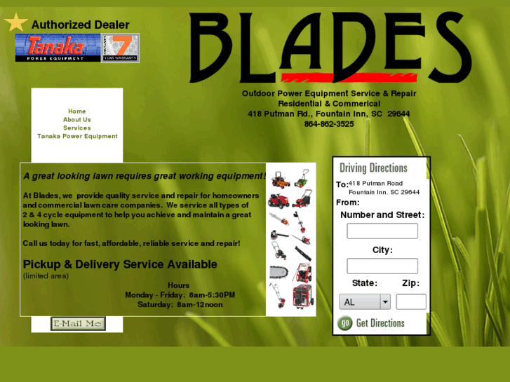 www.bladesoutdoorequipment.com