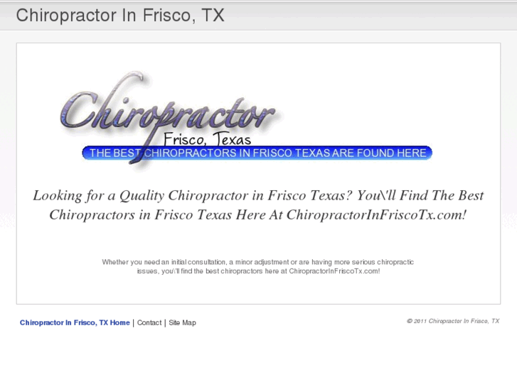 www.chiropractorinfriscotx.com