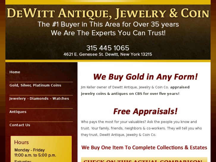 www.dewittantiquejewelryandcoin.com