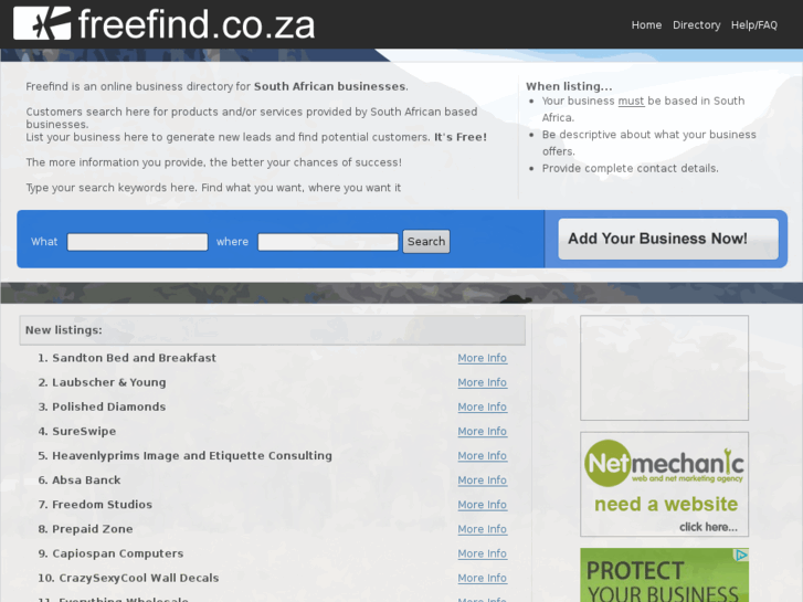 www.freefind.co.za