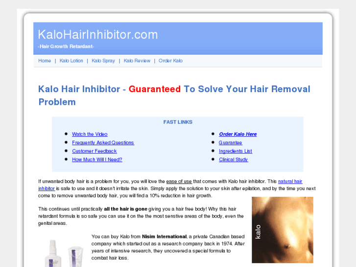 www.kalohairinhibitor.com