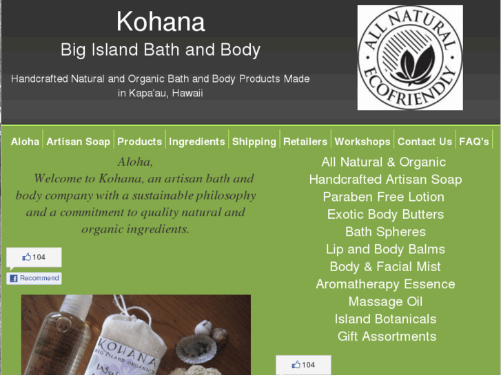 www.kohanasoap.com