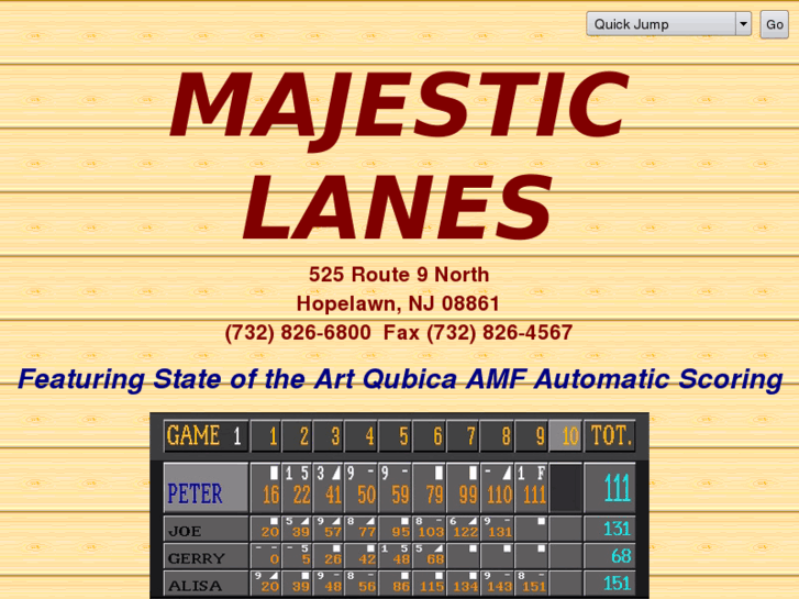 www.majesticlanes.com