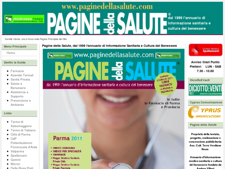 www.paginedellasalute.it