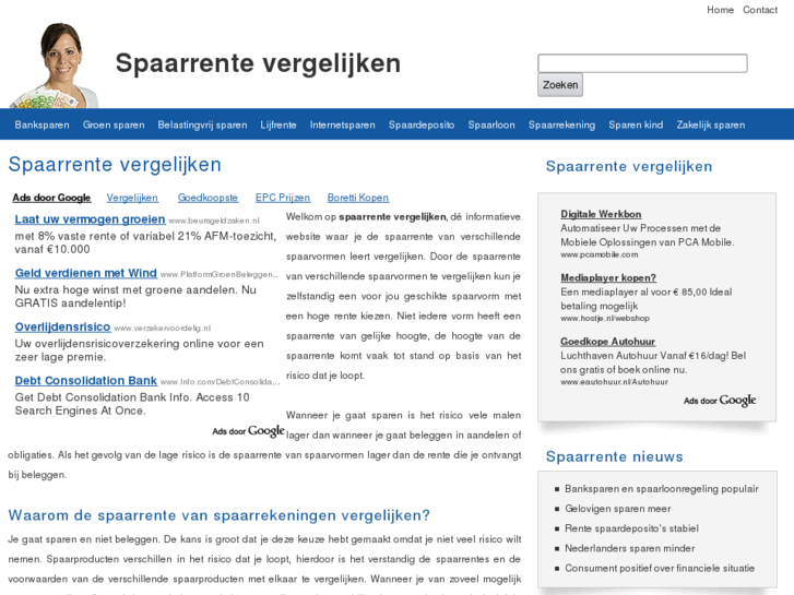 www.spaarrente-vergelijken.nl