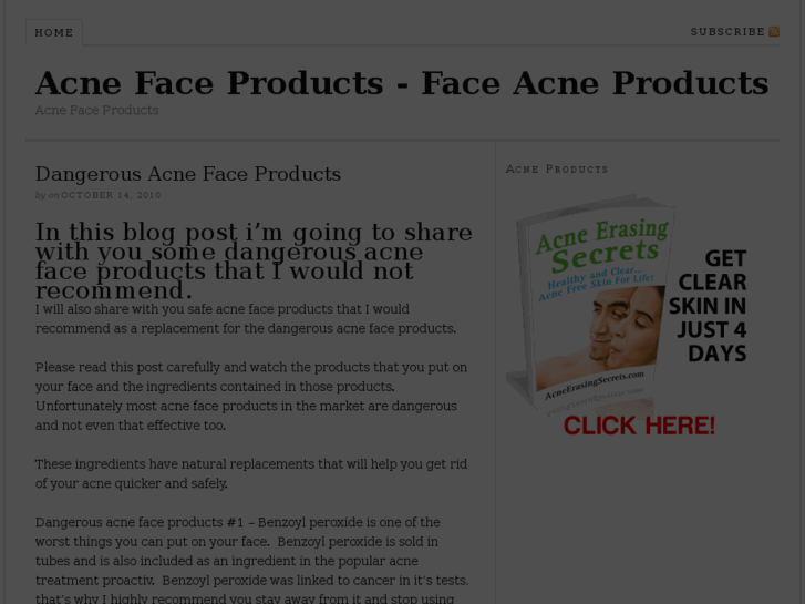 www.acnefaceproducts.net