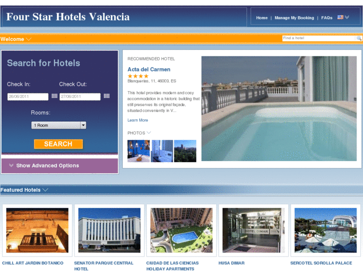 www.fourstarhotelsvalencia.com