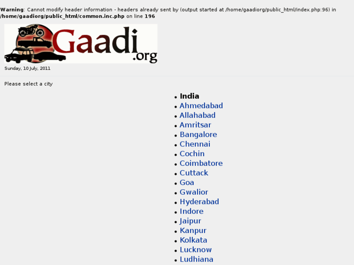 www.gaadi.org