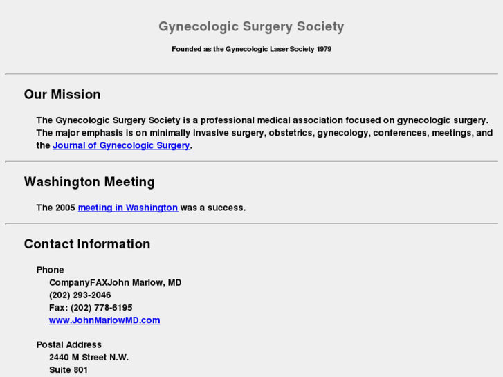 www.gynecologicsurgerysociety.org