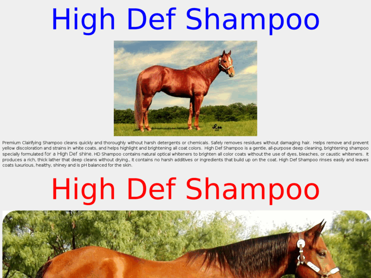 www.hdshampoo.com