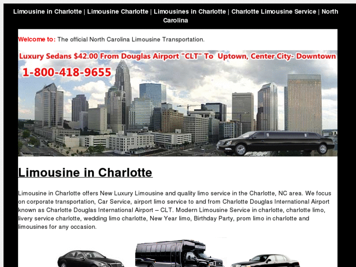 www.limousineincharlotte.com