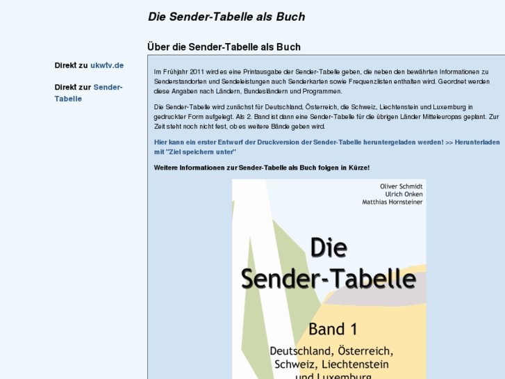 www.sender-tabelle.de