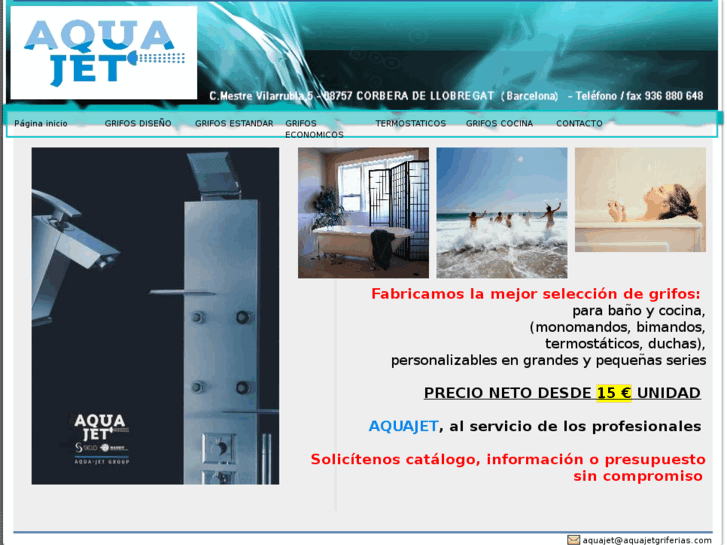 www.aquajetgriferias.com