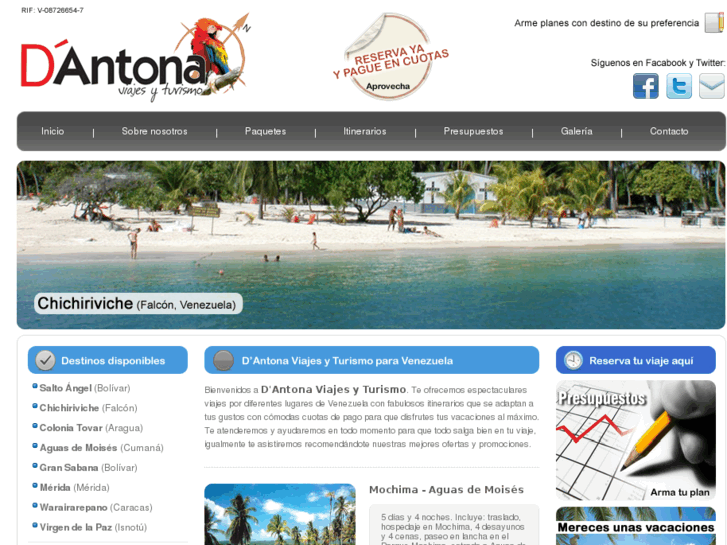 www.dantonaviajes.com.ve