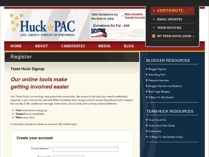 www.huckpacvolunteer.com